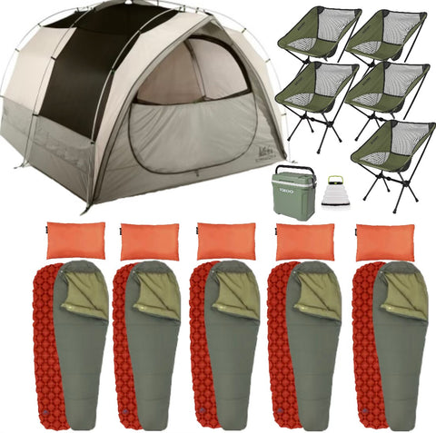 ZION: 5 Person Tent & Gear Rental: Expedition Package