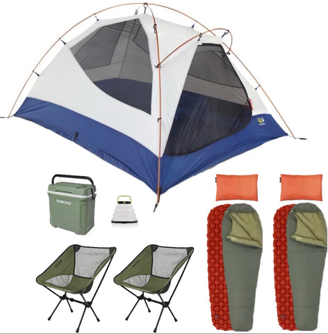 GRAND TETON: 2 person Tent & Gear rental: Adventure Package