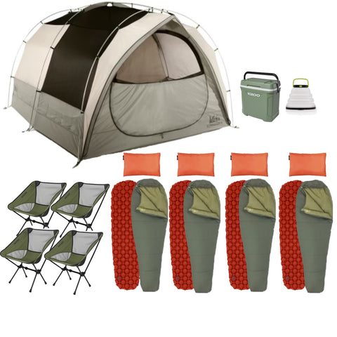 SEQUOIA: 4 person Tent & Gear rental: Adventure Package